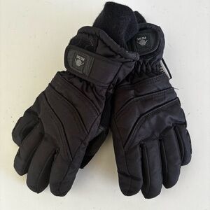 N’Ice Caps Youth S/M black waterproof ski winter gloves